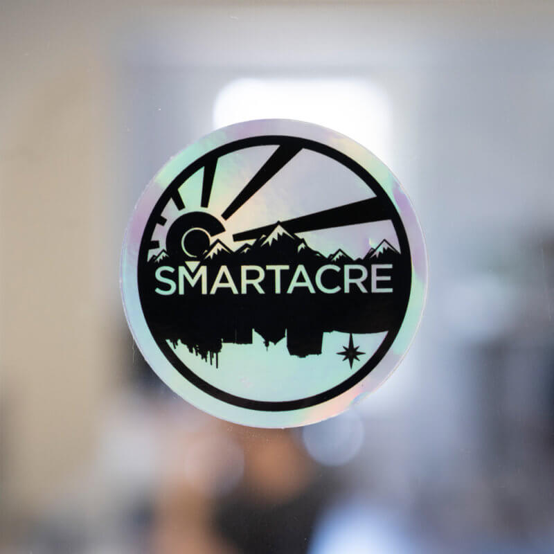 Hologram SmartAcre Cityscapes Circle Sticker