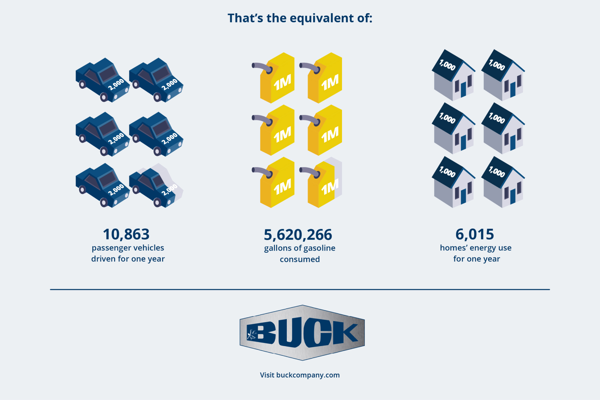 Buck Company Infographic design