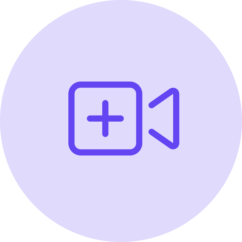 video camera icon purple