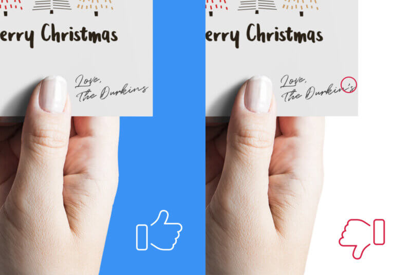 Christmas Card with Apostrophe Incorrectly Used