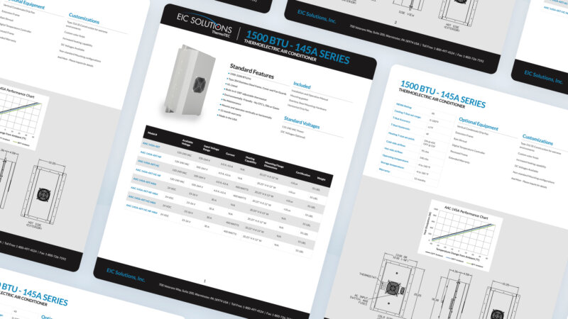 EIC Solutions data sheet designs