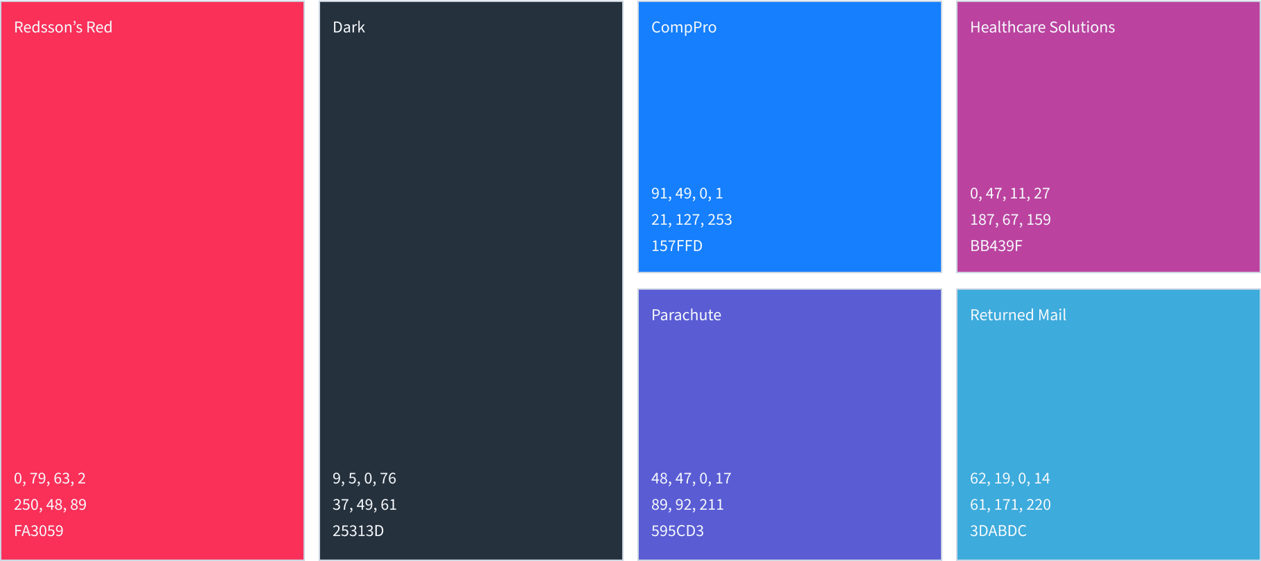 Redsson Color Palette