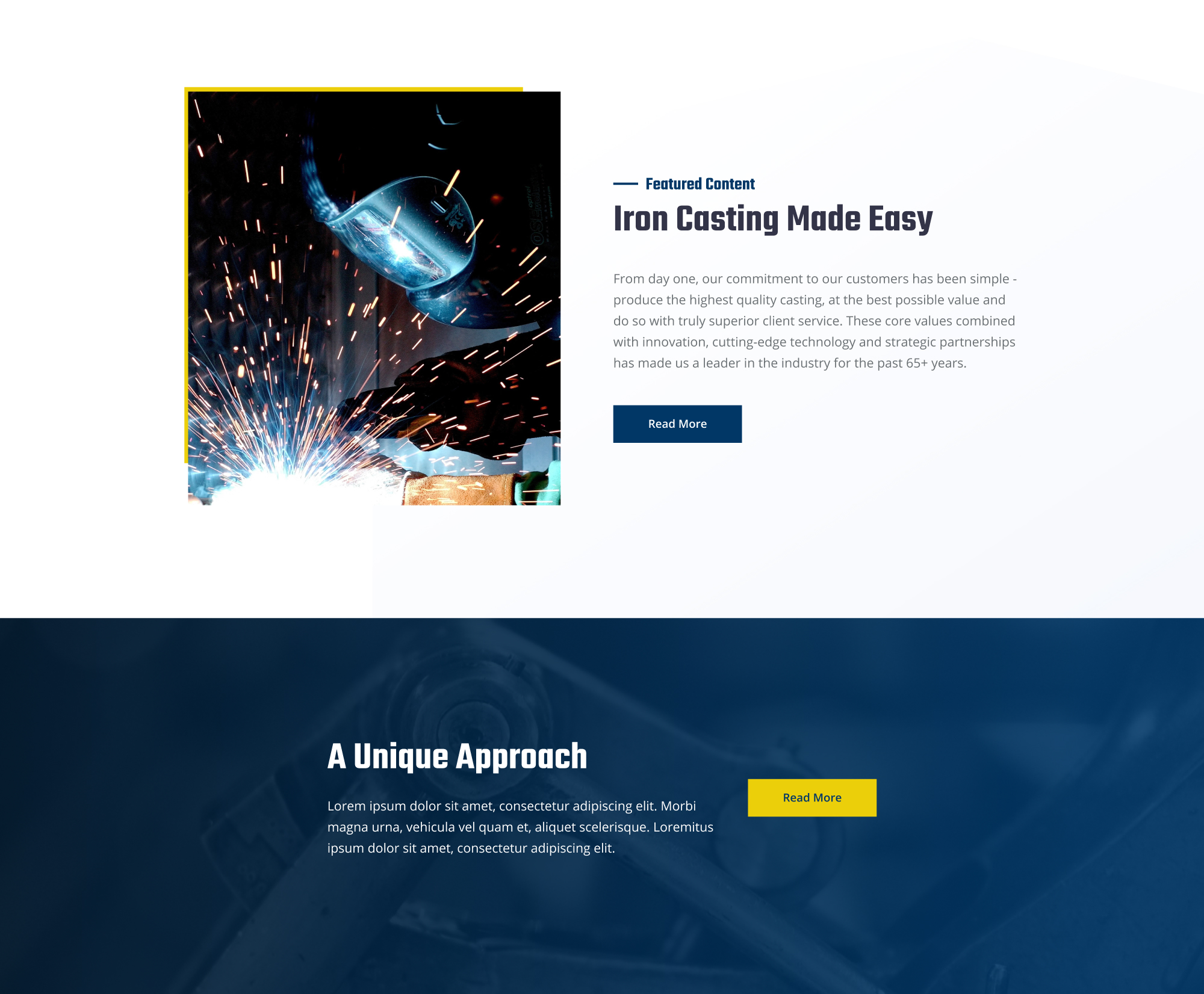 Buck Company website design