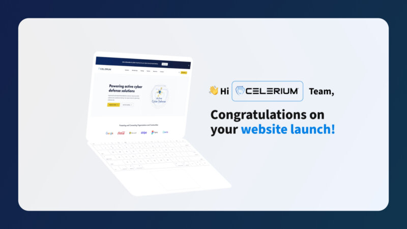 Celerium Website Launch Video