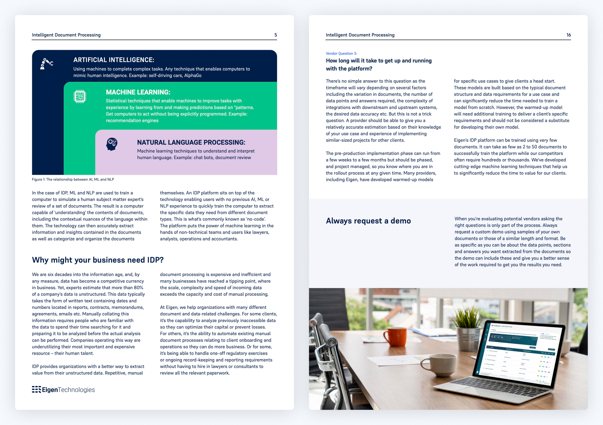 Eigen Technologies IDP ebook designs