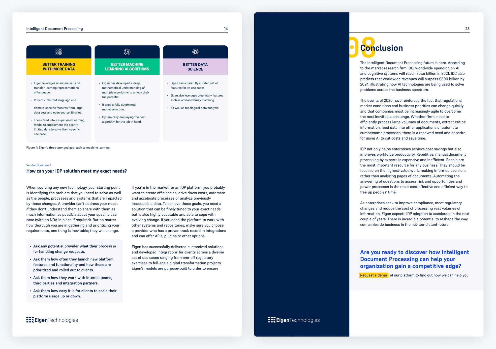 Eigen Technologies IDP ebook designs