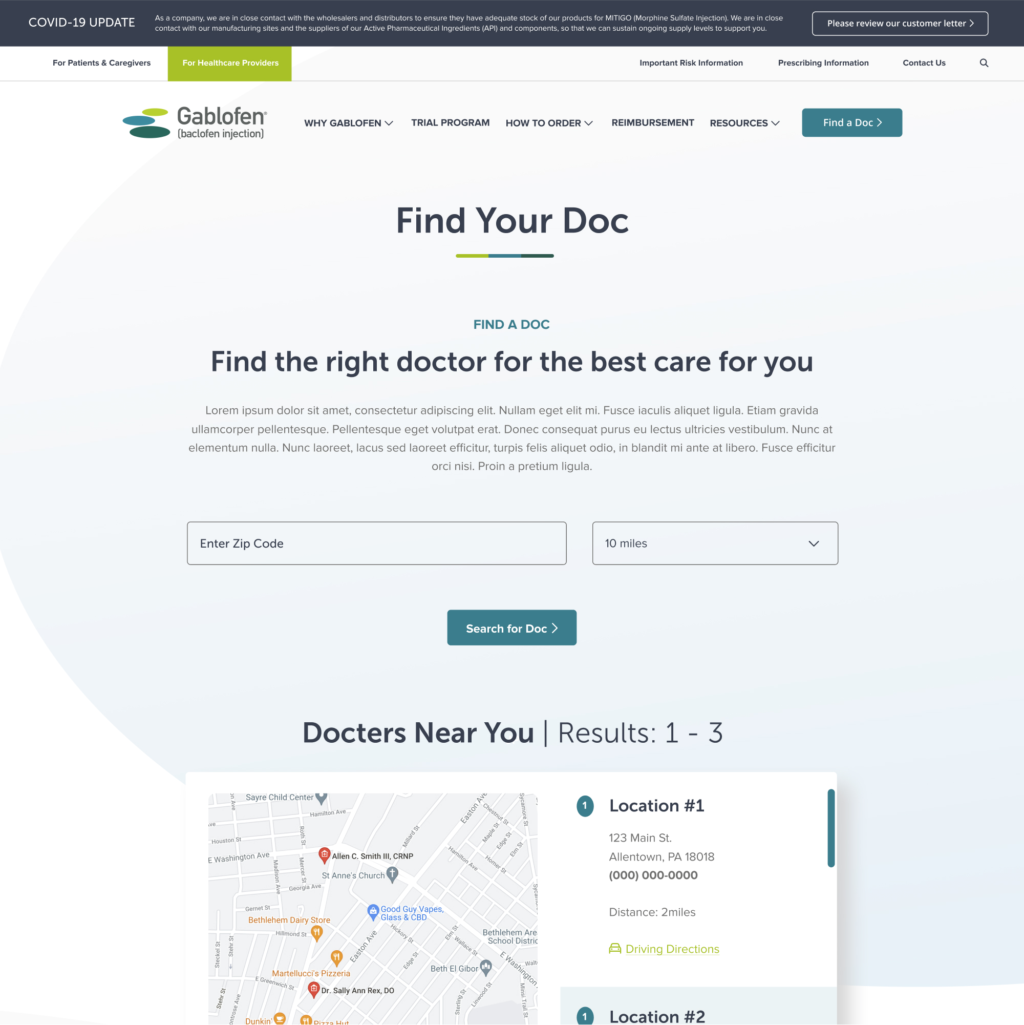 Piramal Critical Care Website Designs
