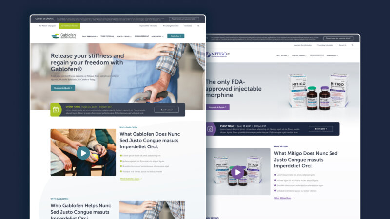 Piramal Critical Care Website Designs