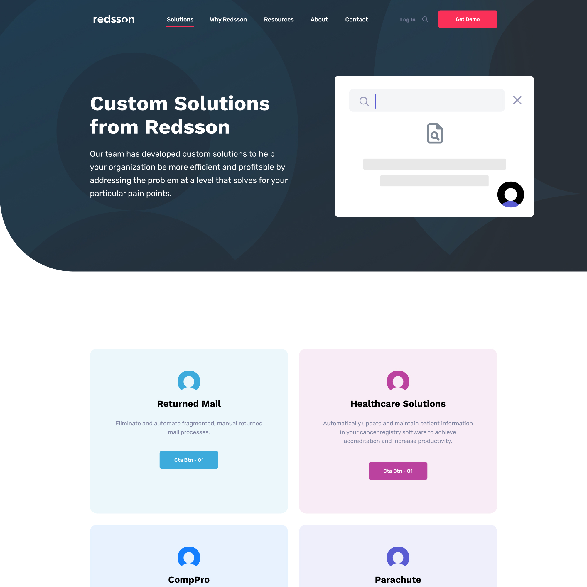 Redsson Website designs