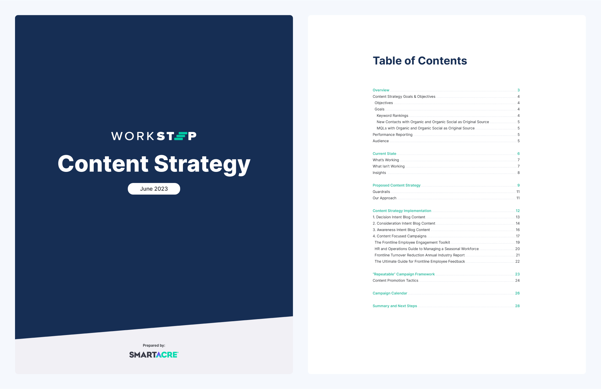 WorkStep content strategy ebook designs