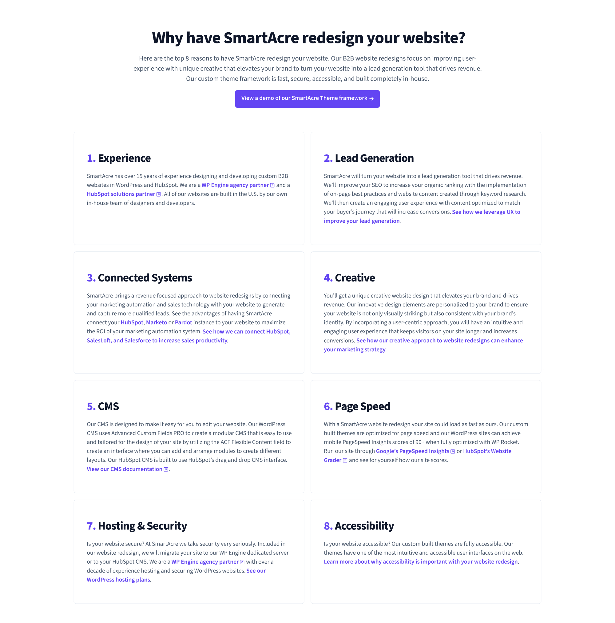 SmartAcre Website Redesign Services
