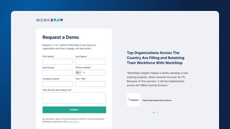 WorkStep Demo Page