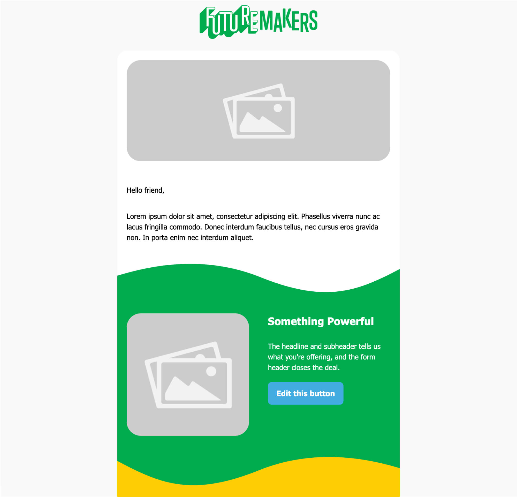 FutureMakers Email template