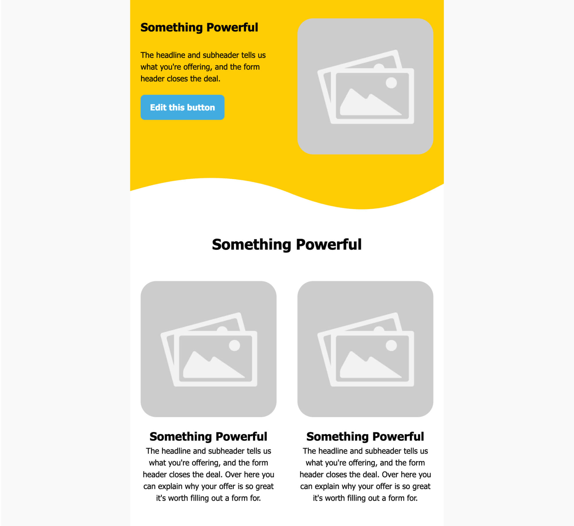 FutureMakers Email template