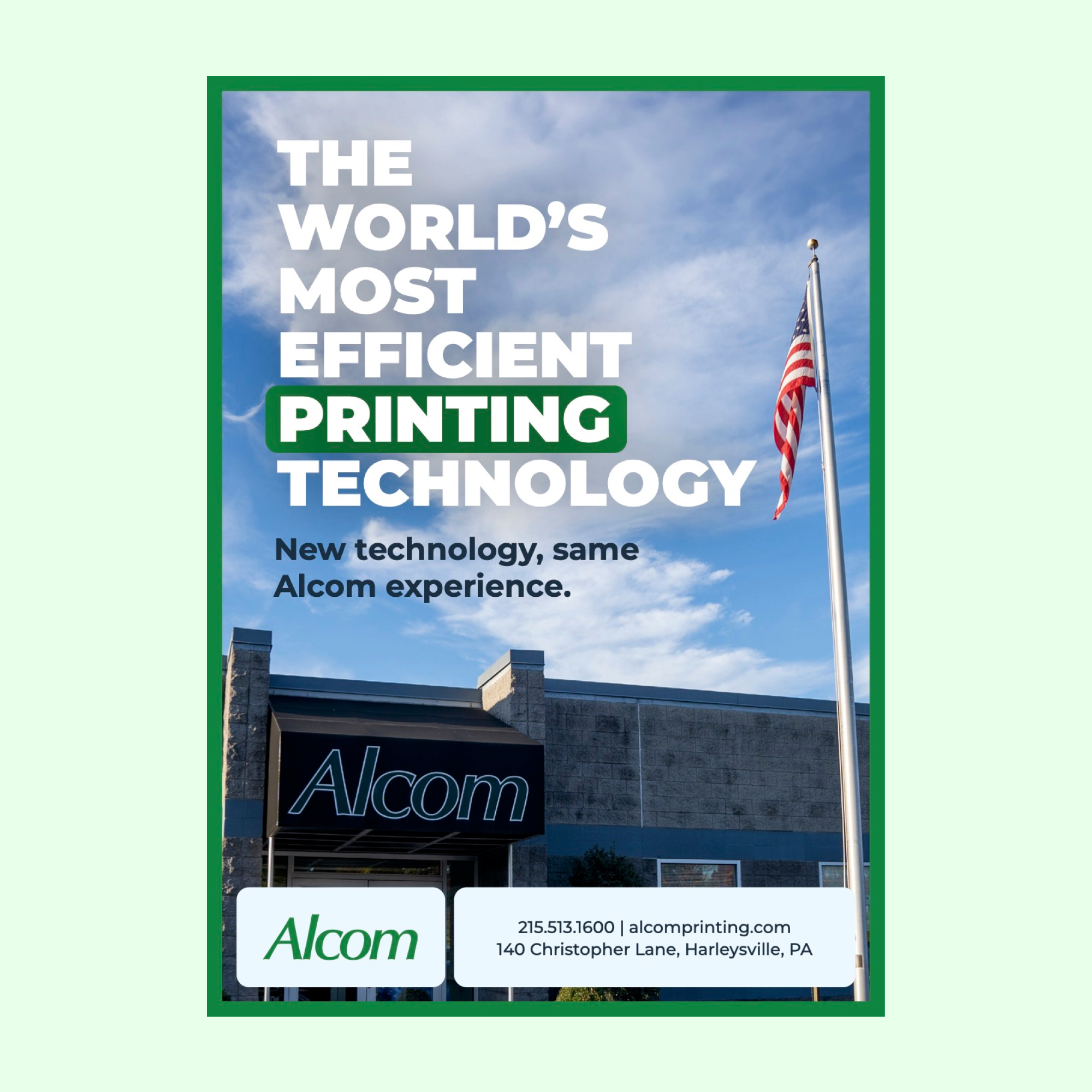 Alcom Printing Print Ad 